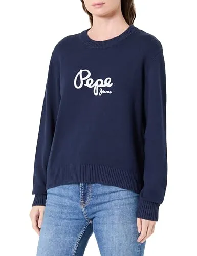 Pepe Jeans Intarsia Maglione Donna L Grande Intarsio