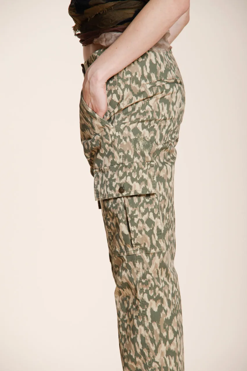 Mason's Marlene Cargo chino donna burro carrot gabardina