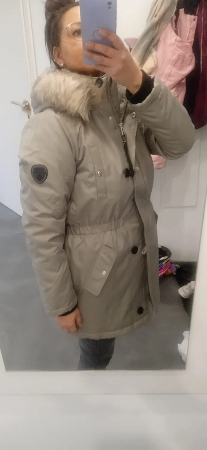 ONLY Onliris Parka giubbotto donna cappuccio pelliccia