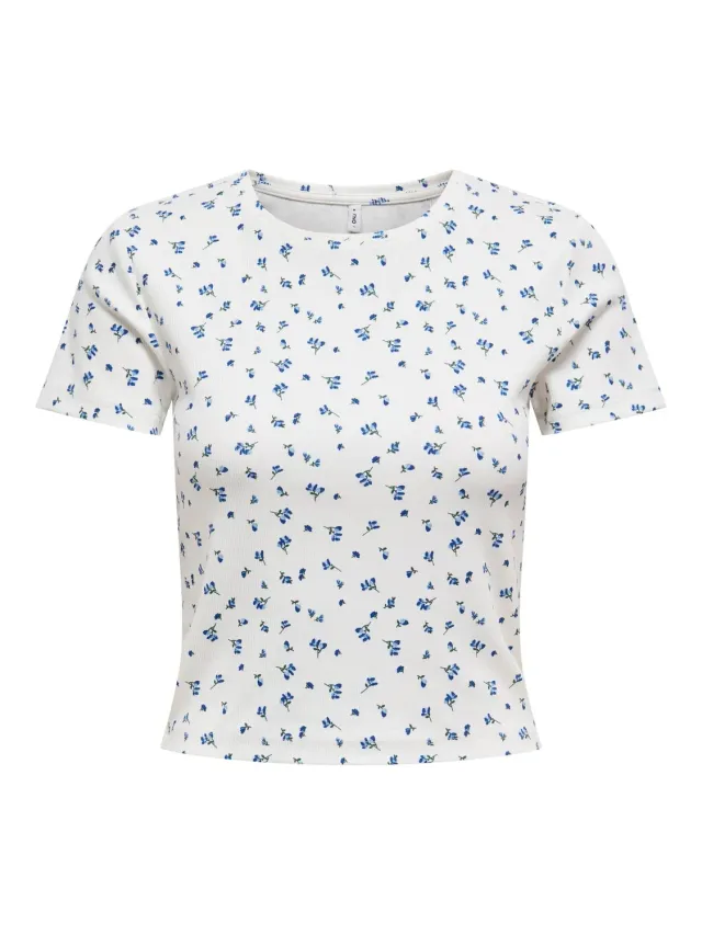 ONLY Onlfenja Top Donna M Maniche Corte Stampato
