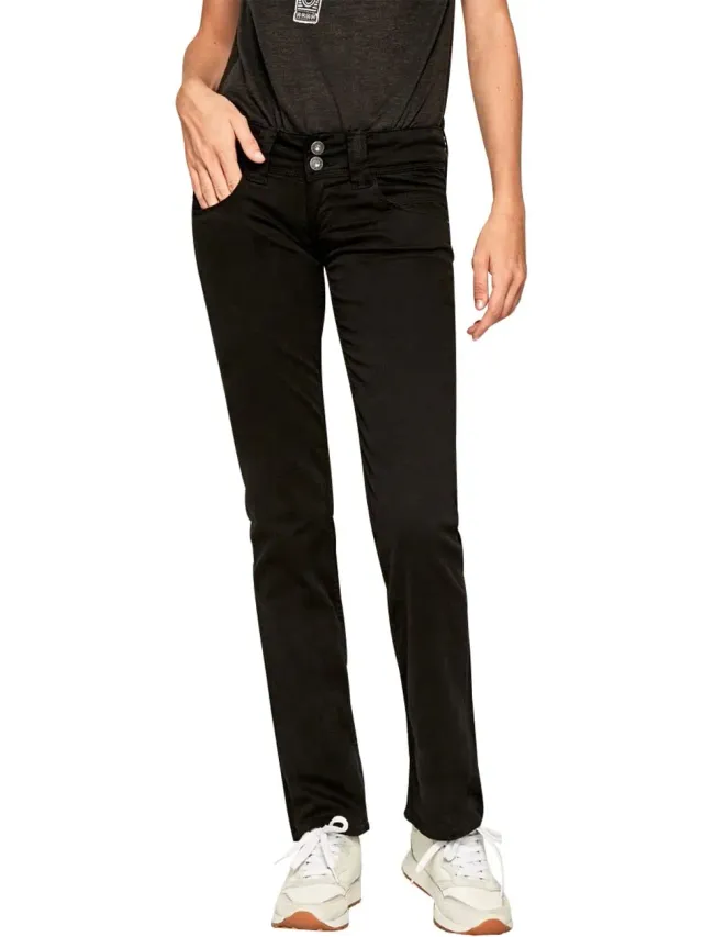 Pepe Jeans London Venus jeans donna nero 24W/30L skinny