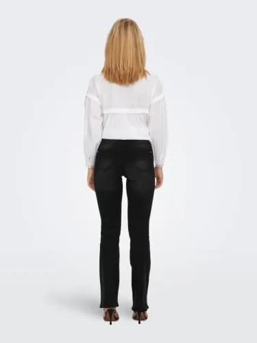 ONLY Onlwauw HW Flared BJ1097 Noos jeans donna M/30L vita alta