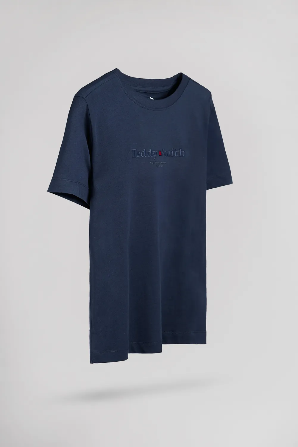 Teddy Smith T-Jim Jr Total Navy t-shirt ragazzo cotone blu