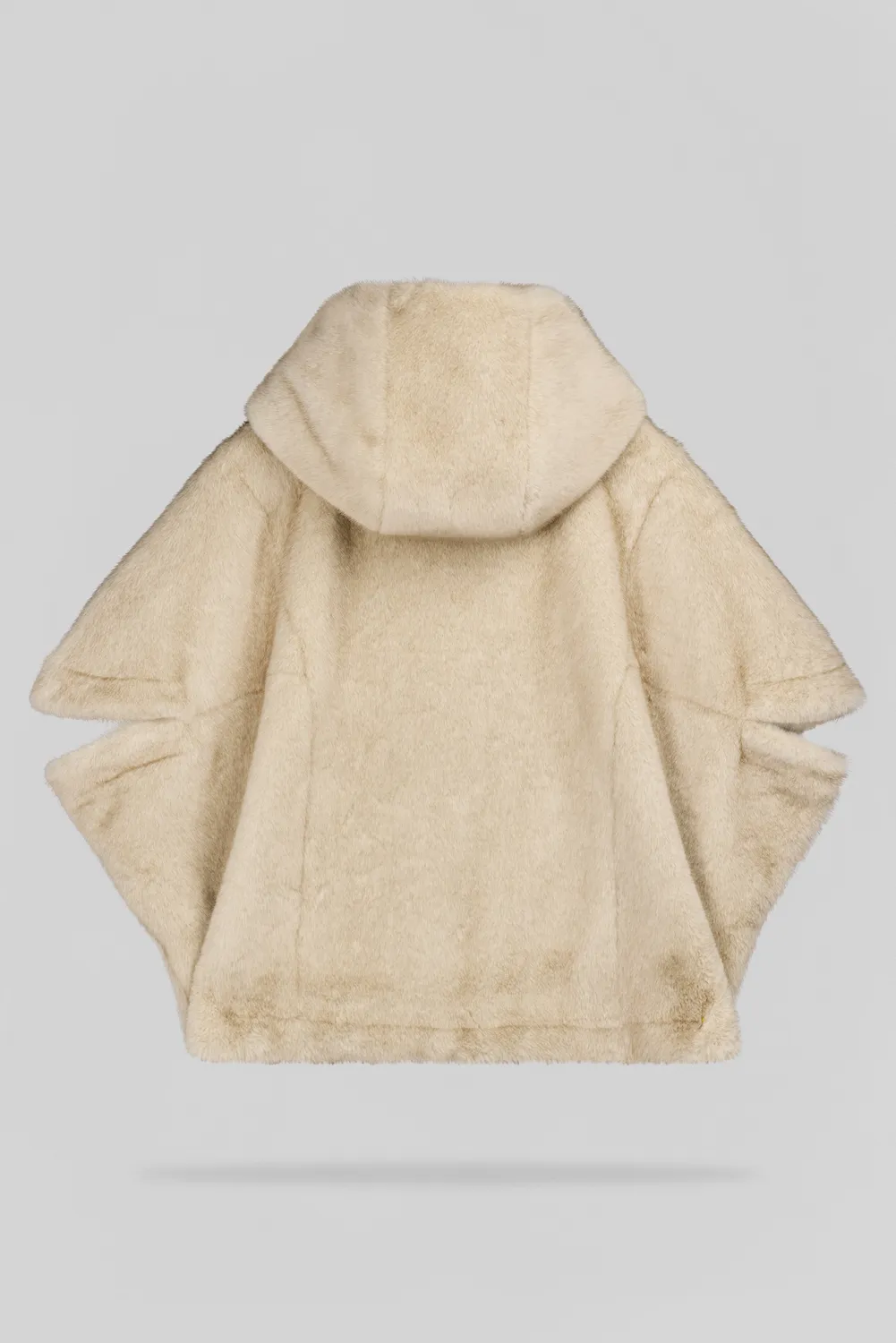 Teddy Smith B-Anouk giubbotto pelliccia sintetica beige wolf