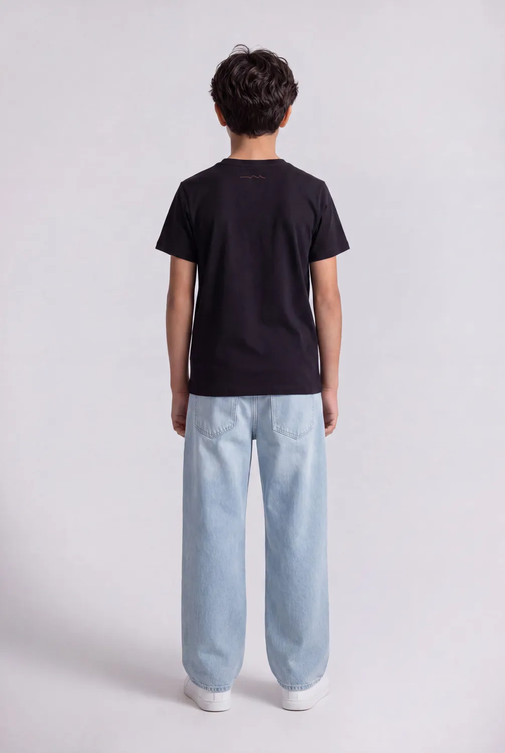 Teddy Smith T-Company T-shirt ragazzo nero elasticizzato