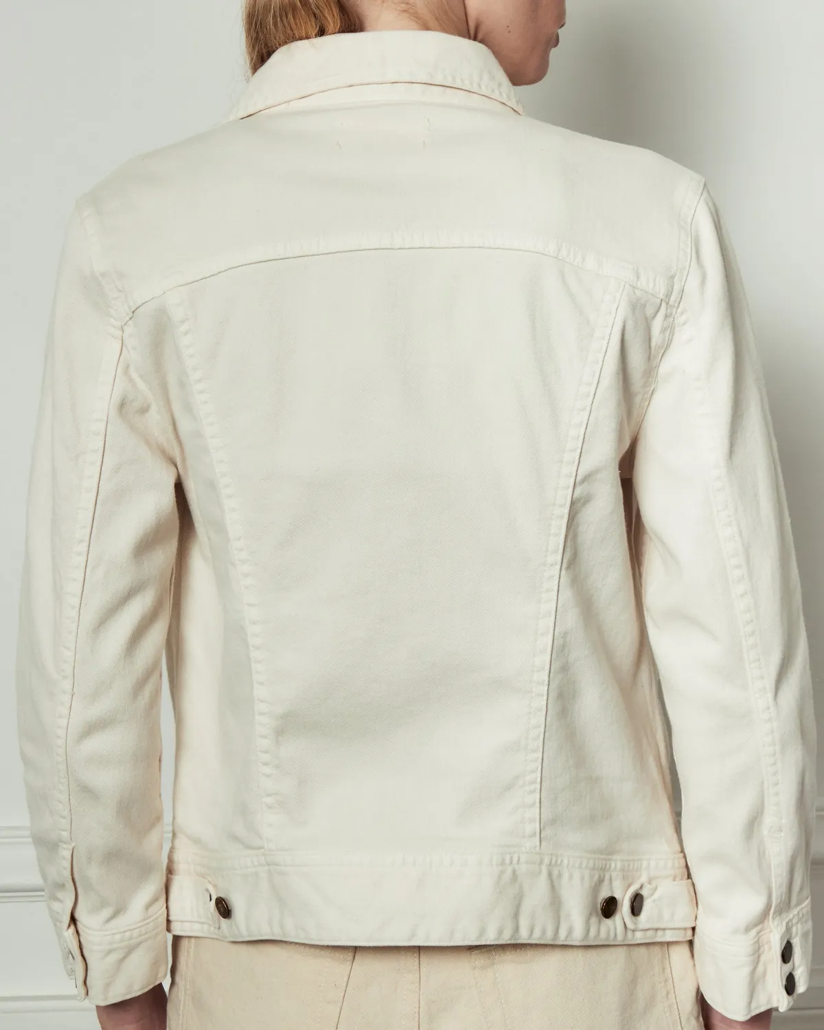 acquaverde Carmen giacca western Cream aderente