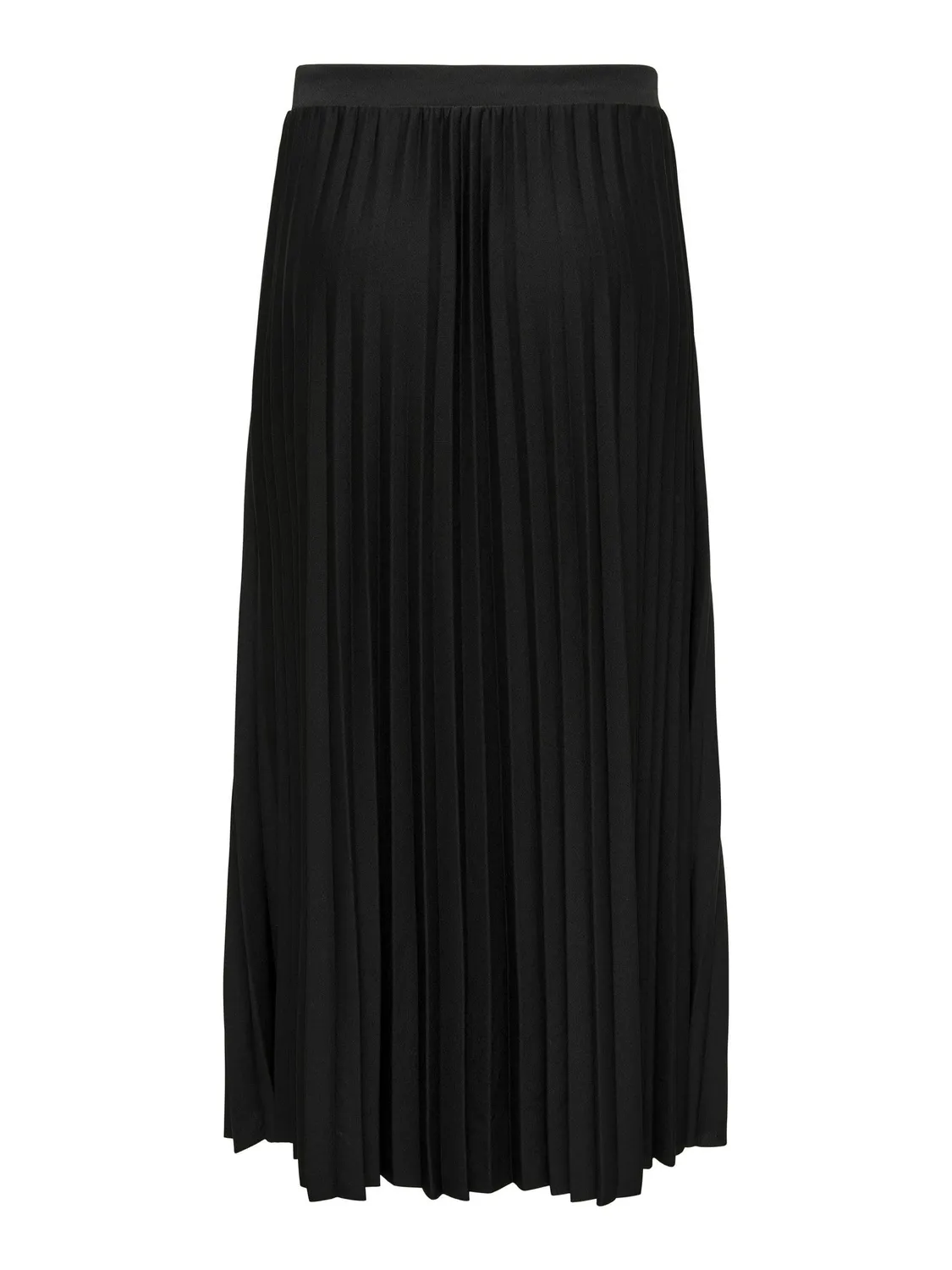 Only Newmelisa Plisse Gonna Donna Jersey Svasata Nera