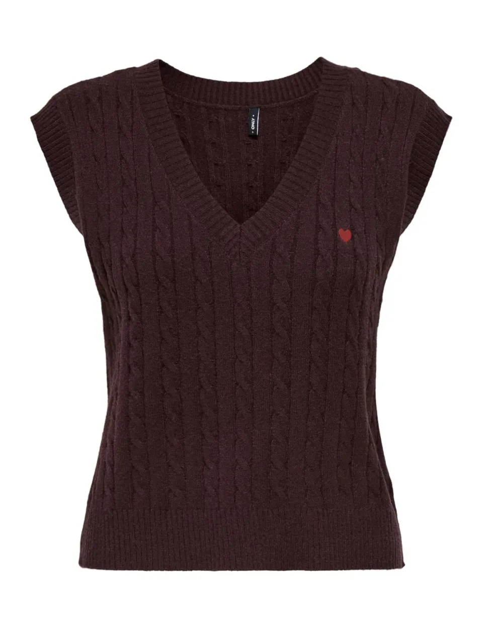 ONLY Onlkatia SL Cable V-Neck Gilet Donna Taglia S Scollo a V