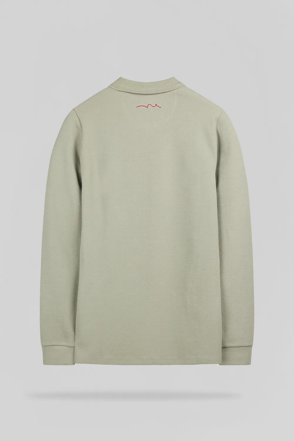 Teddy Smith P-Joel ML Polo Manica Lunga Kaki Cotone