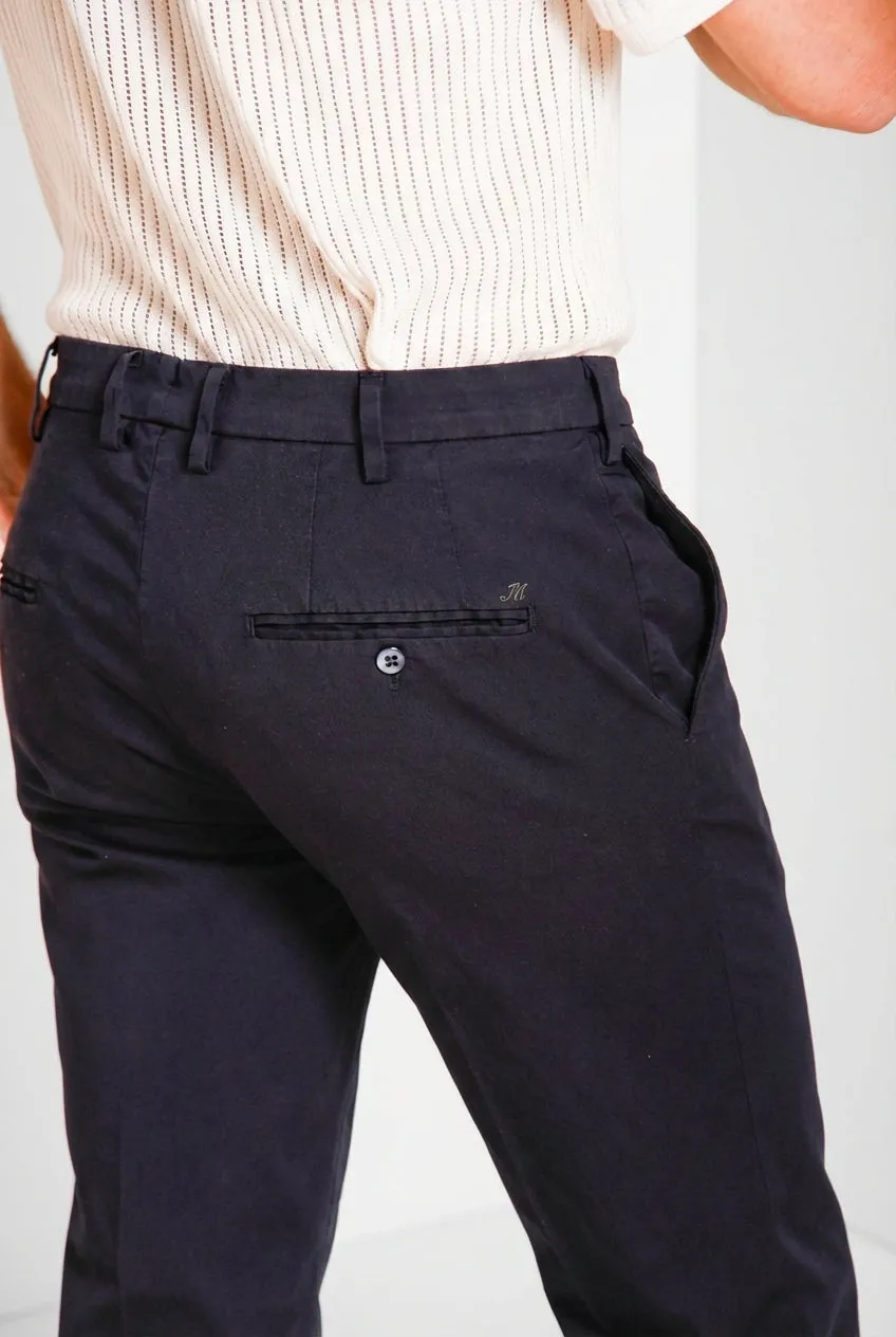 Mason's New York chino uomo blu notte regular