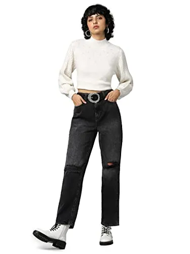 Only Onlrobyn Jeans Donna 28W/30L Vita Alta Skinny