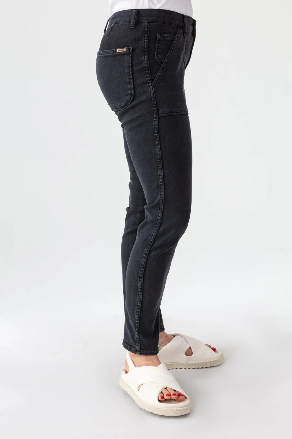 Acquaverde Pierce pantalone black stone stretch