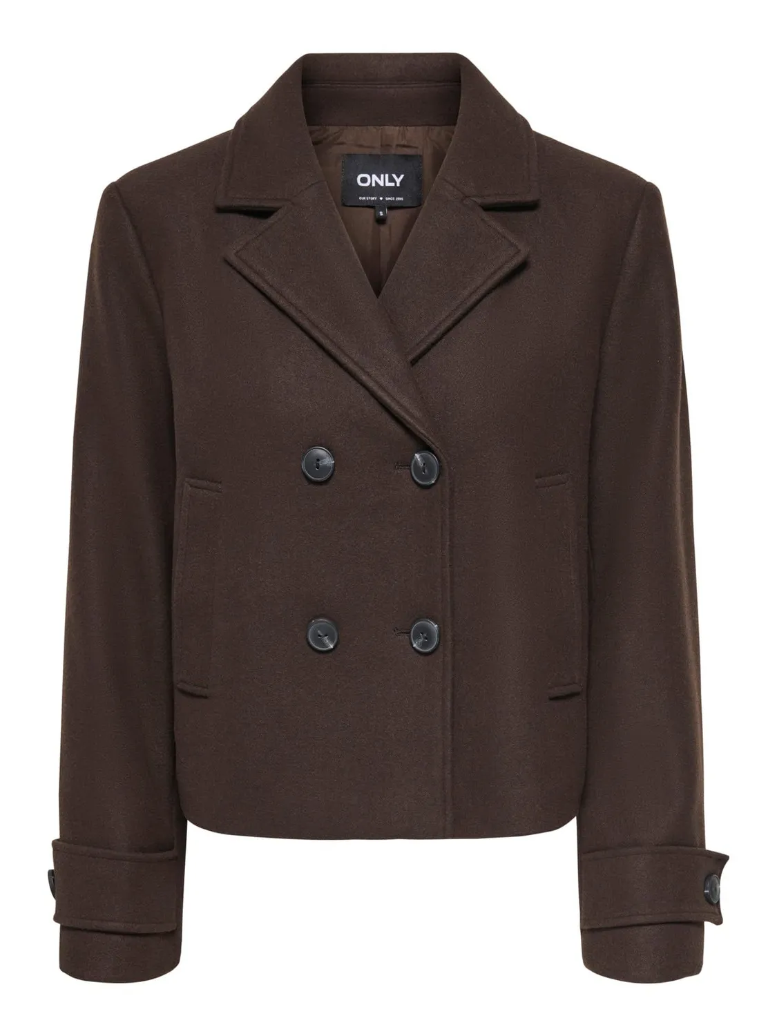 ONLY ONLFREJA Coat Cappotto Mocha Meringa melange