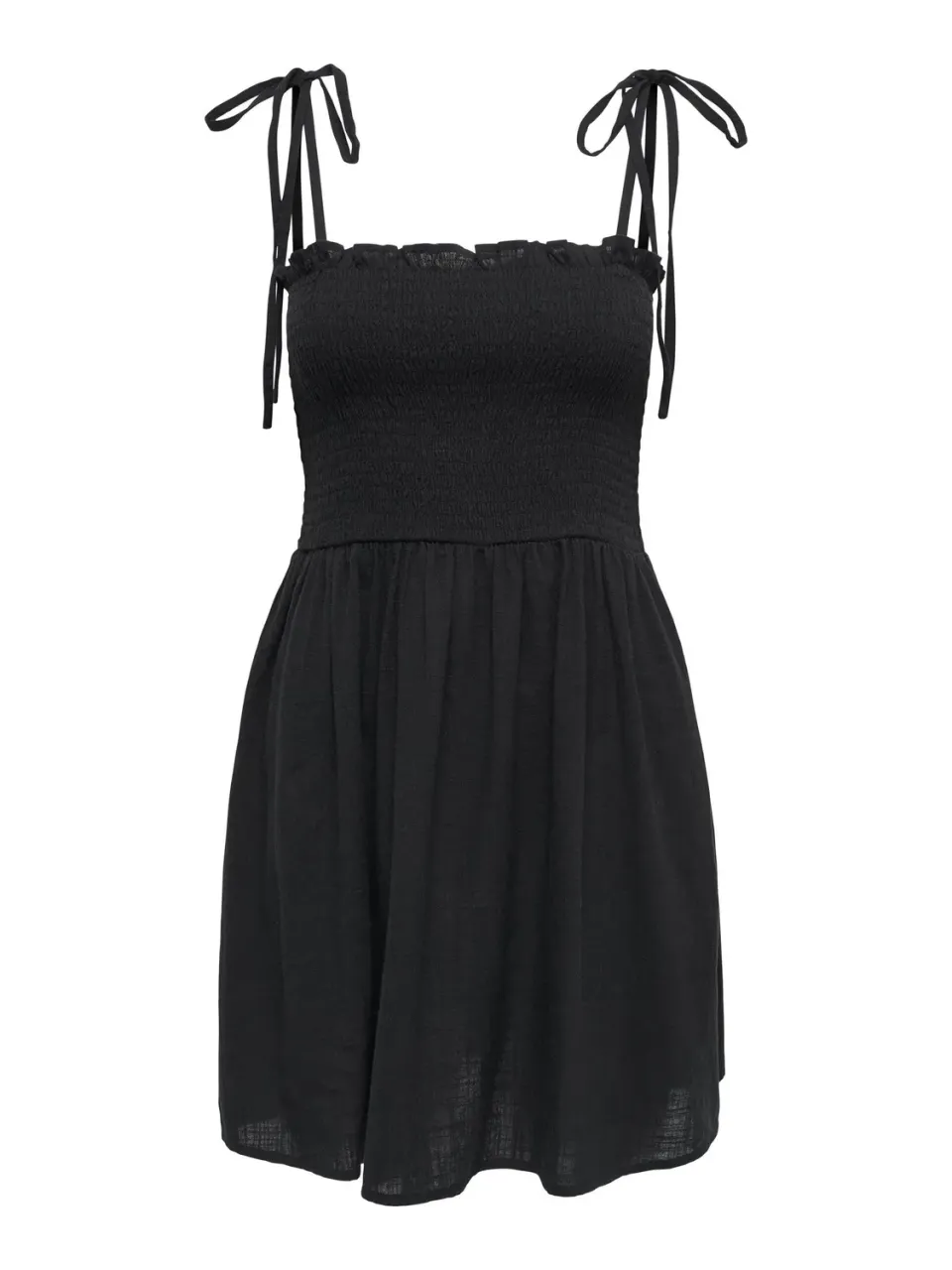 ONLY Onltizana Strap Smock Short Dress vestito XL nero