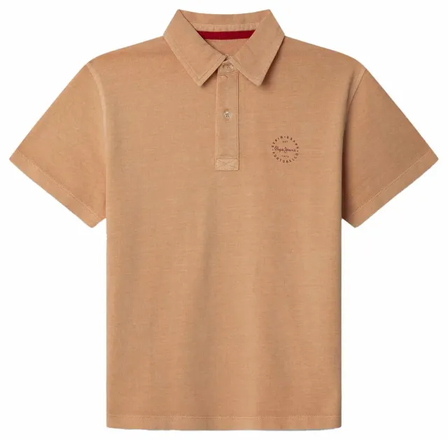 Pepe Jeans Logan polo bambino 10 anni arancione lavato