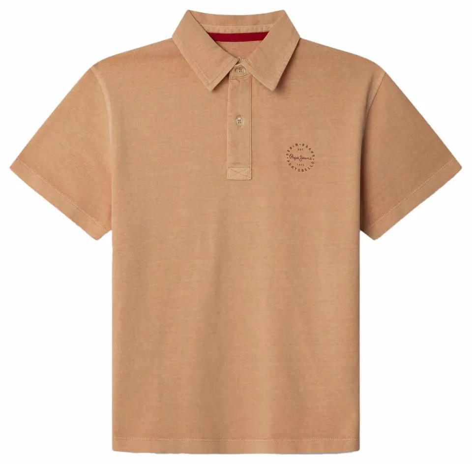 Pepe Jeans Logan polo bambino 10 anni arancione lavato