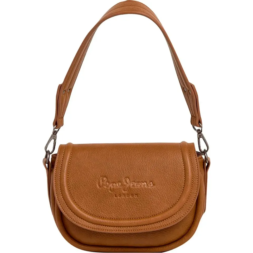 Pepe Jeans Crisha Code Borsa Donna Sella PU con Tracolla