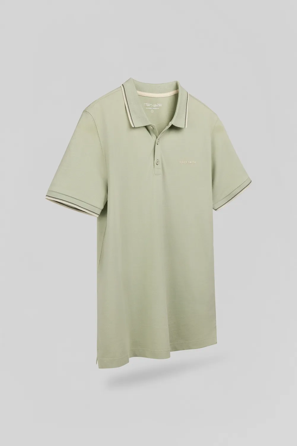 Teddy Smith Pasian 2 polo verde salvia 100% cotone