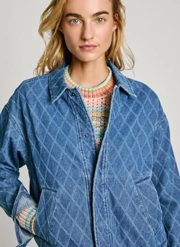 Pepe Jeans Joleen Giacca Donna M Bomber Denim