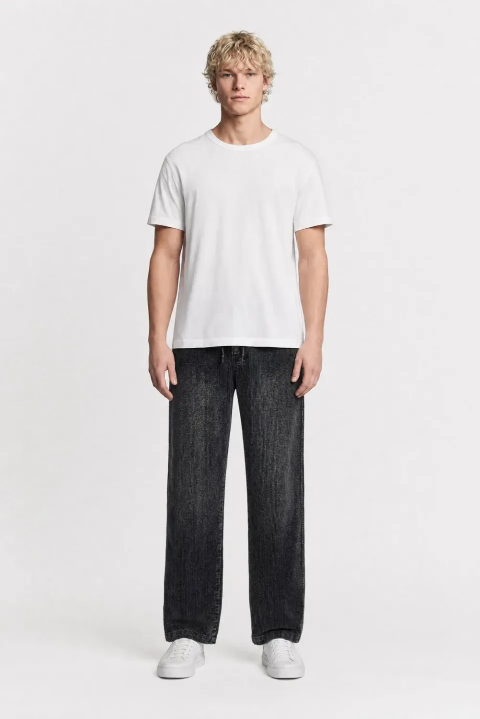 Teddy Smith P-York Velvet pantaloni uomo Black Used cotone