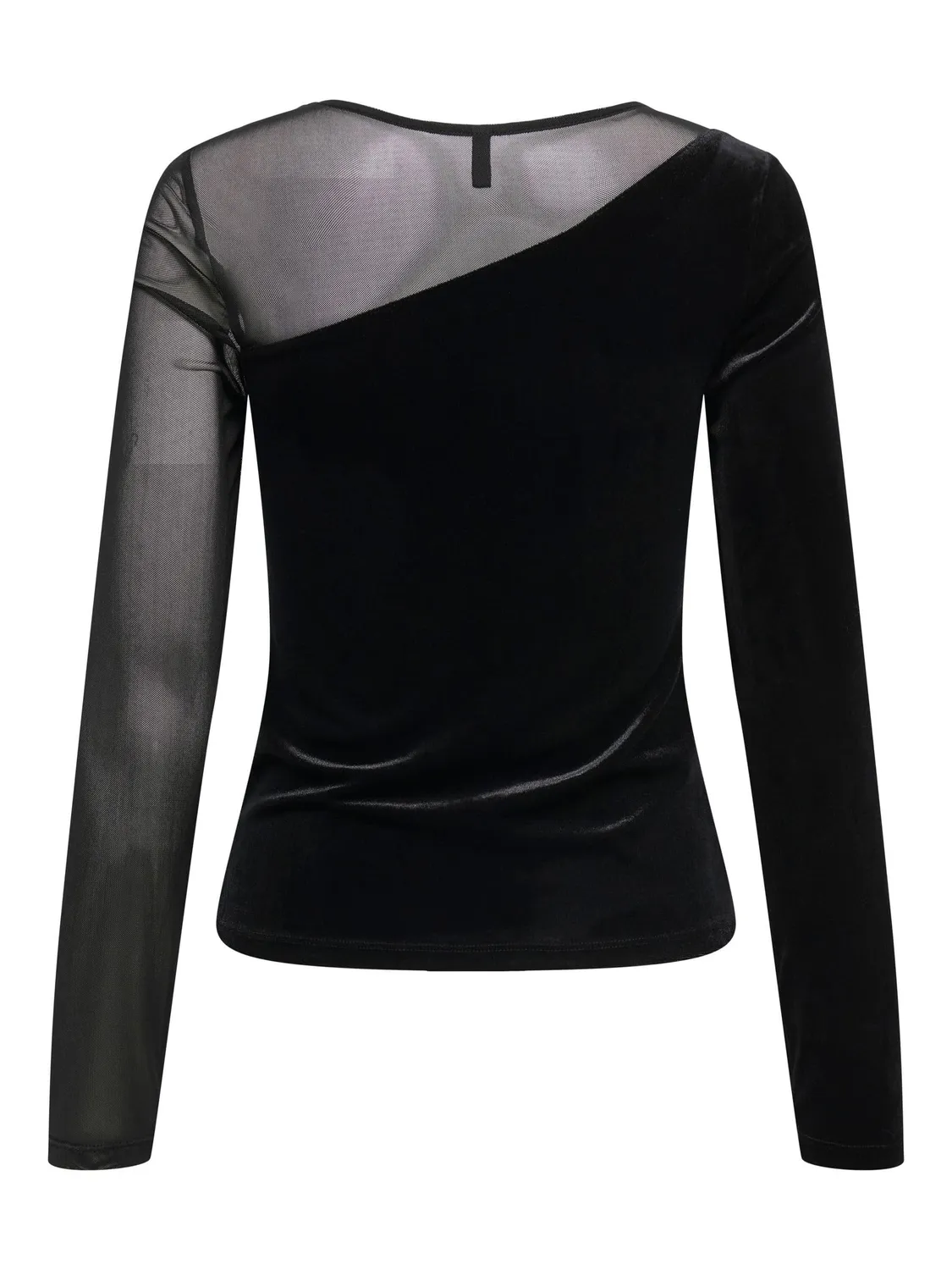 ONLY Onlsmooth Mesh Mix top donna L manica lunga