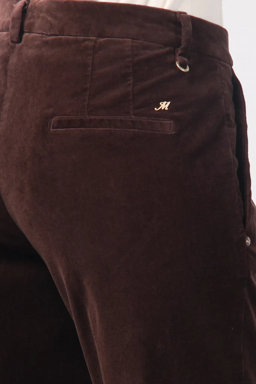 Mason's New York Carrot chino donna vinaccia velluto carrot