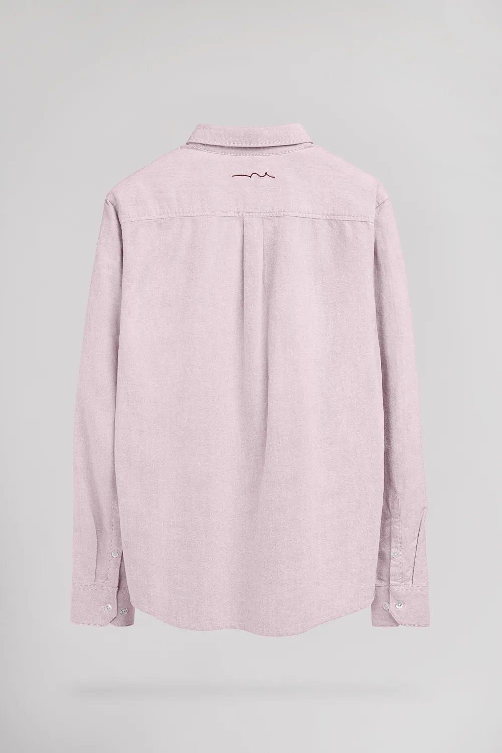 Teddy Smith C-Stan ML camicia oxford rosa uomo