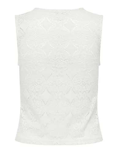 ONLY Onldestiny Life canotta XS cloud dancer jersey