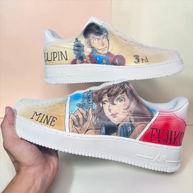 Never Say Never Nike Air Force 1 Lupin Margot sneakers
