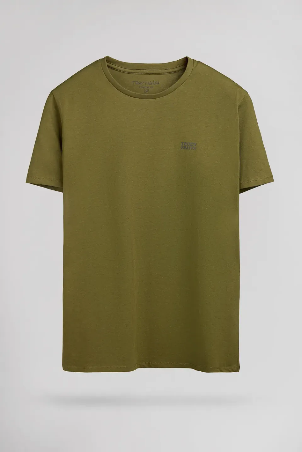 Teddy Smith The Tee 1 T-Shirt Uomo Oliva Cotone