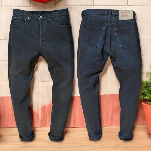 Levi's Vintage Black Basic jeans sartoriali neri
