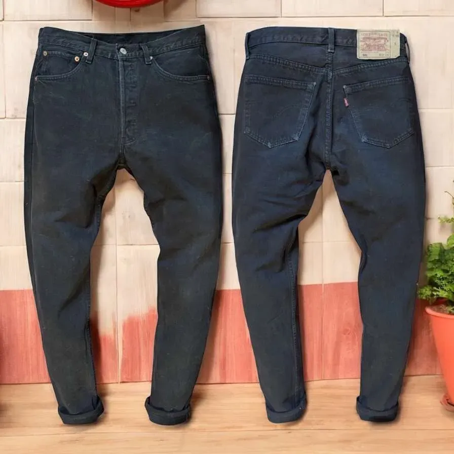 Levi's Vintage Black Basic jeans sartoriali neri