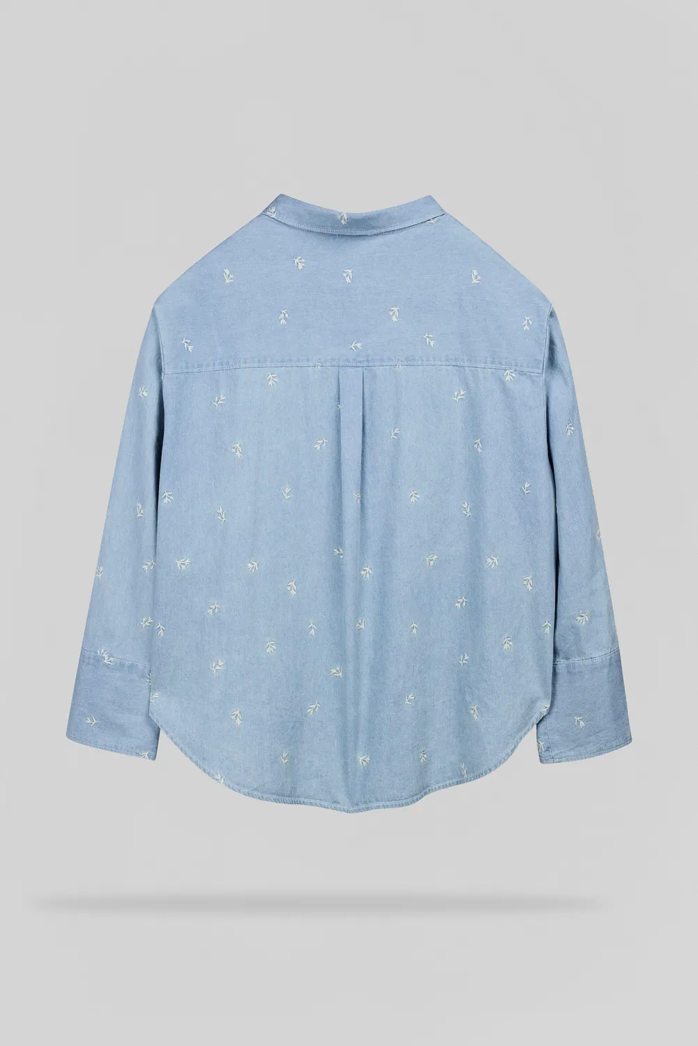 Teddy Smith C-Eliane ML Camicia Denim Donna ricamata