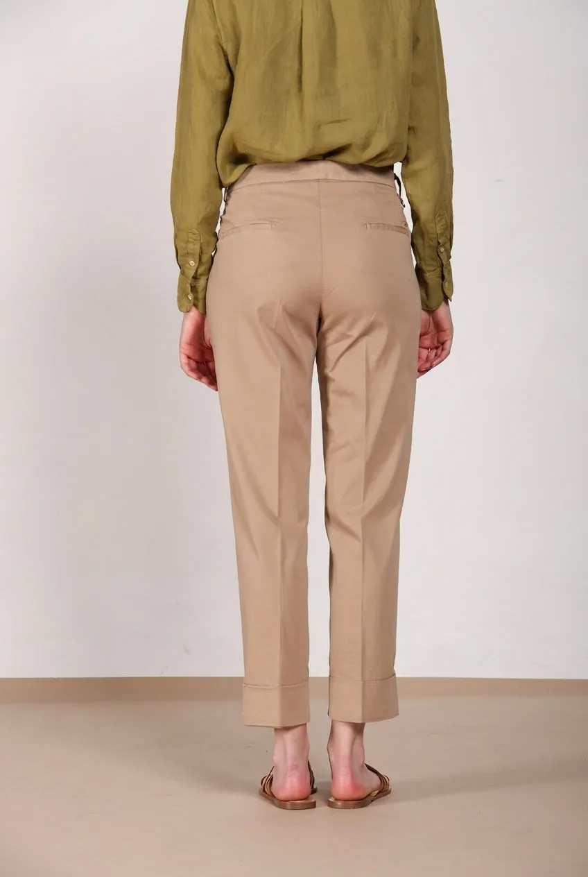 Mason's New York Carrot Sartoriale chino donna beige medio seta