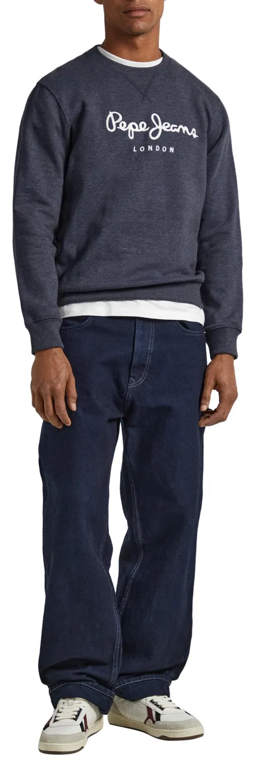Pepe Jeans Nouvel felpa uomo L blu girocollo
