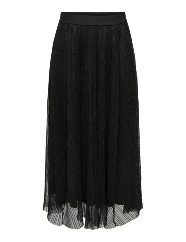 ONLY Onllavina gonna donna nero jersey elasticizzato