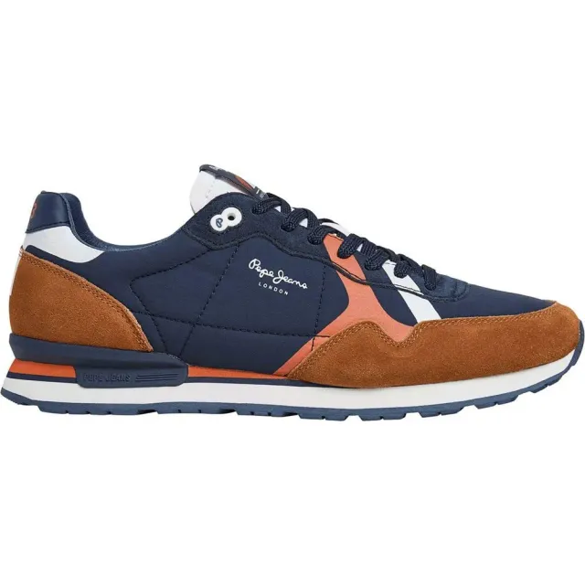 Pepe Jeans Brit Road sneakers uomo bianche pelle