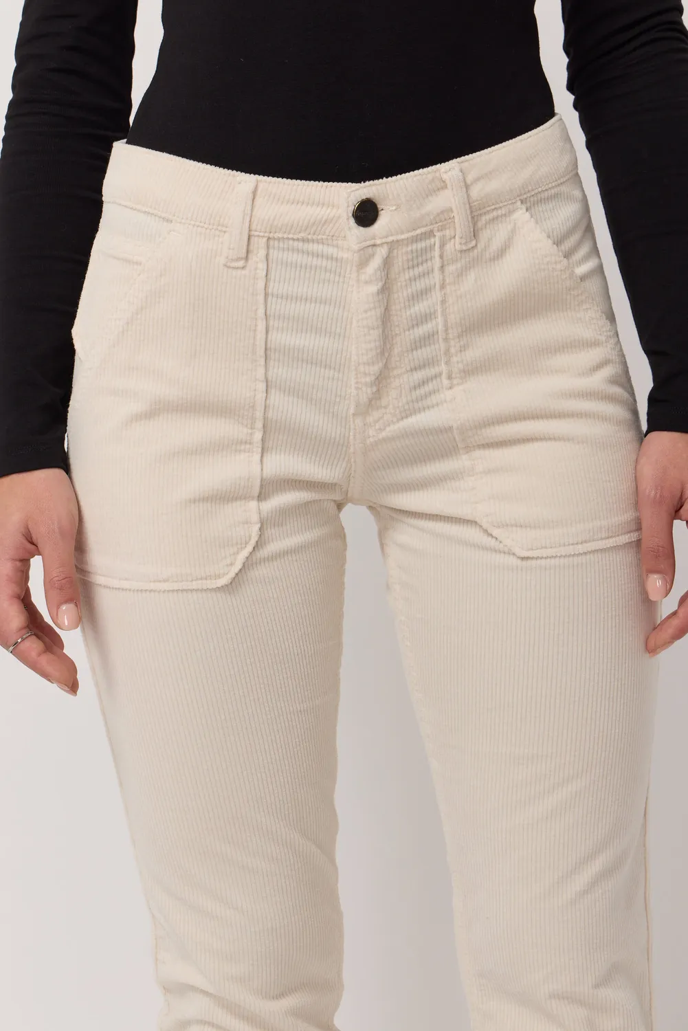 Acquaverde Pierce Pantaloni velluto Cream