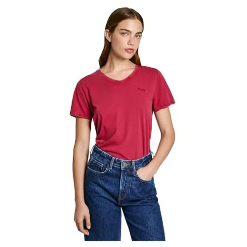 Pepe Jeans London Fabiana T-Shirt Donna Pacco da 1 Maniche Corte