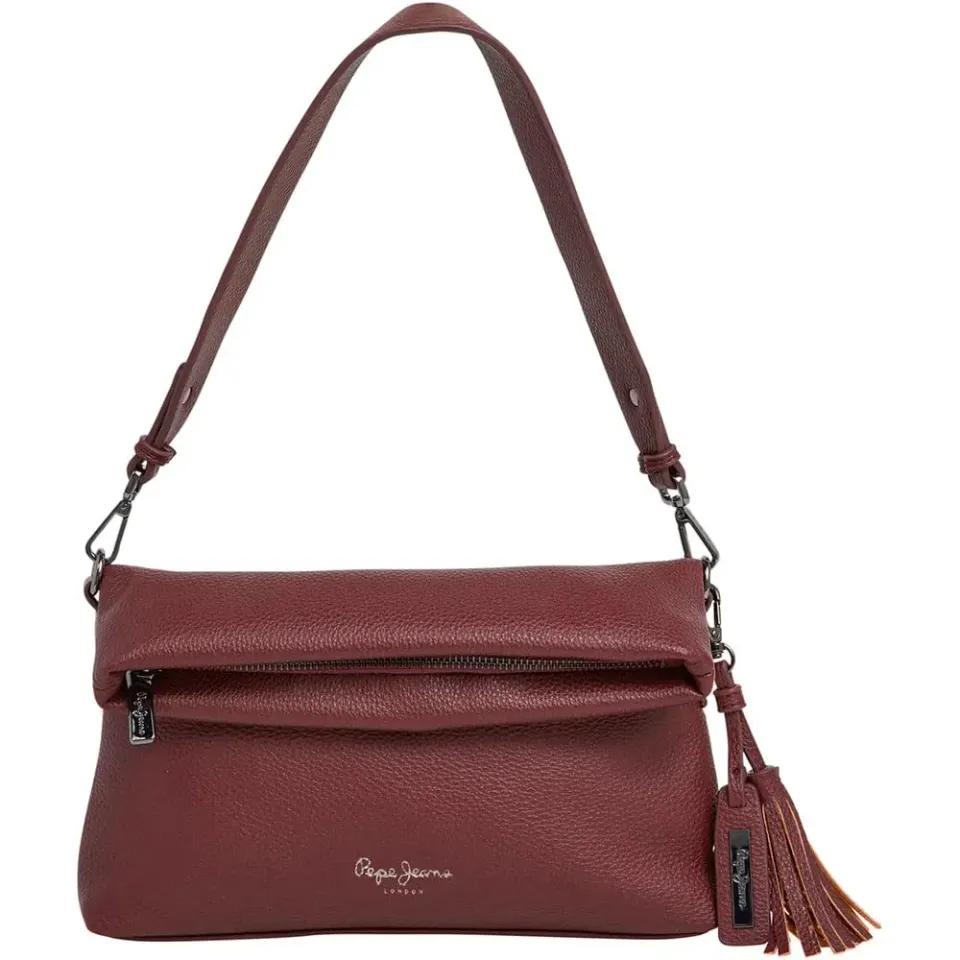 Pepe Jeans Gaia Borsa Donna Bordeaux Tracolla