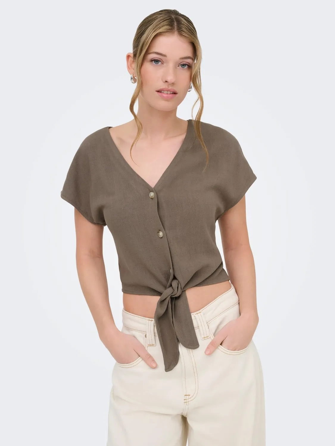 ONLY ONLSIESTA Camicia Donna Noce Casual