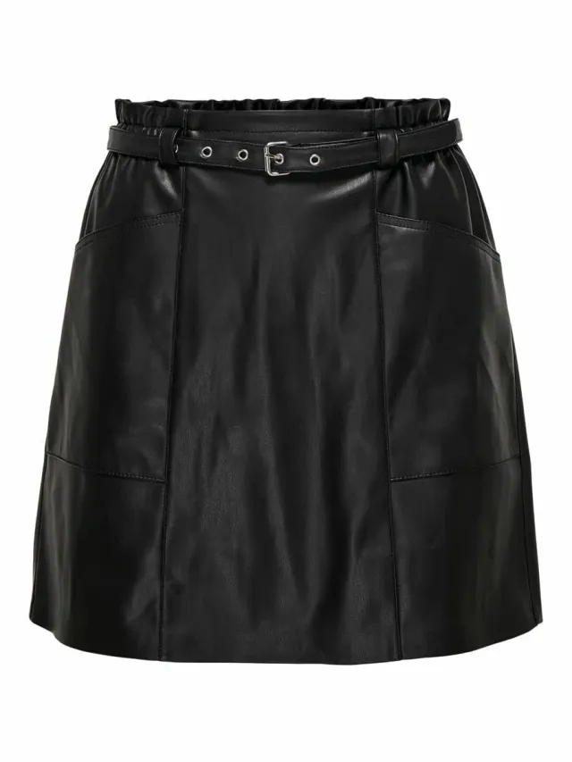 ONLY Onlheidi gonna ecopelle nero S