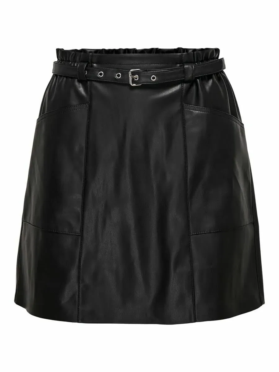 ONLY Onlheidi gonna ecopelle nero S