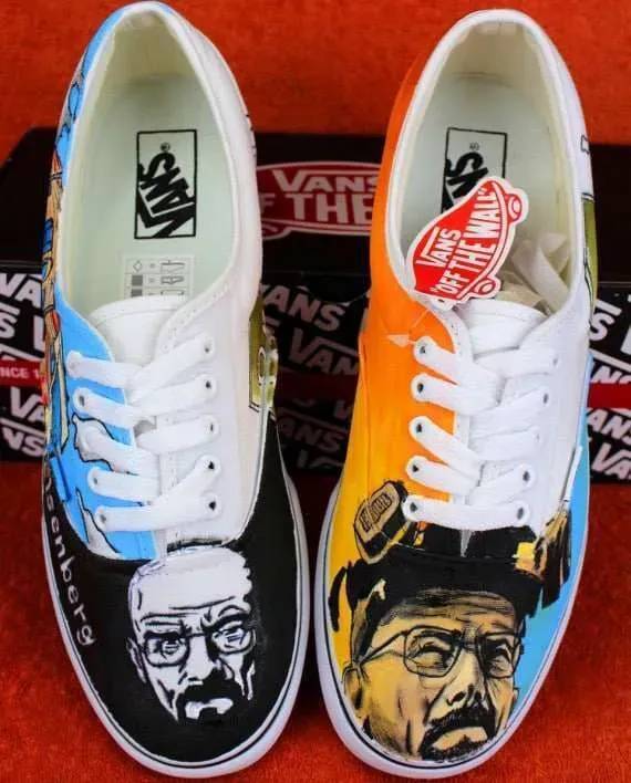Never Say Never Vans Slip-On Scarpe Heisenberg Breaking Bad