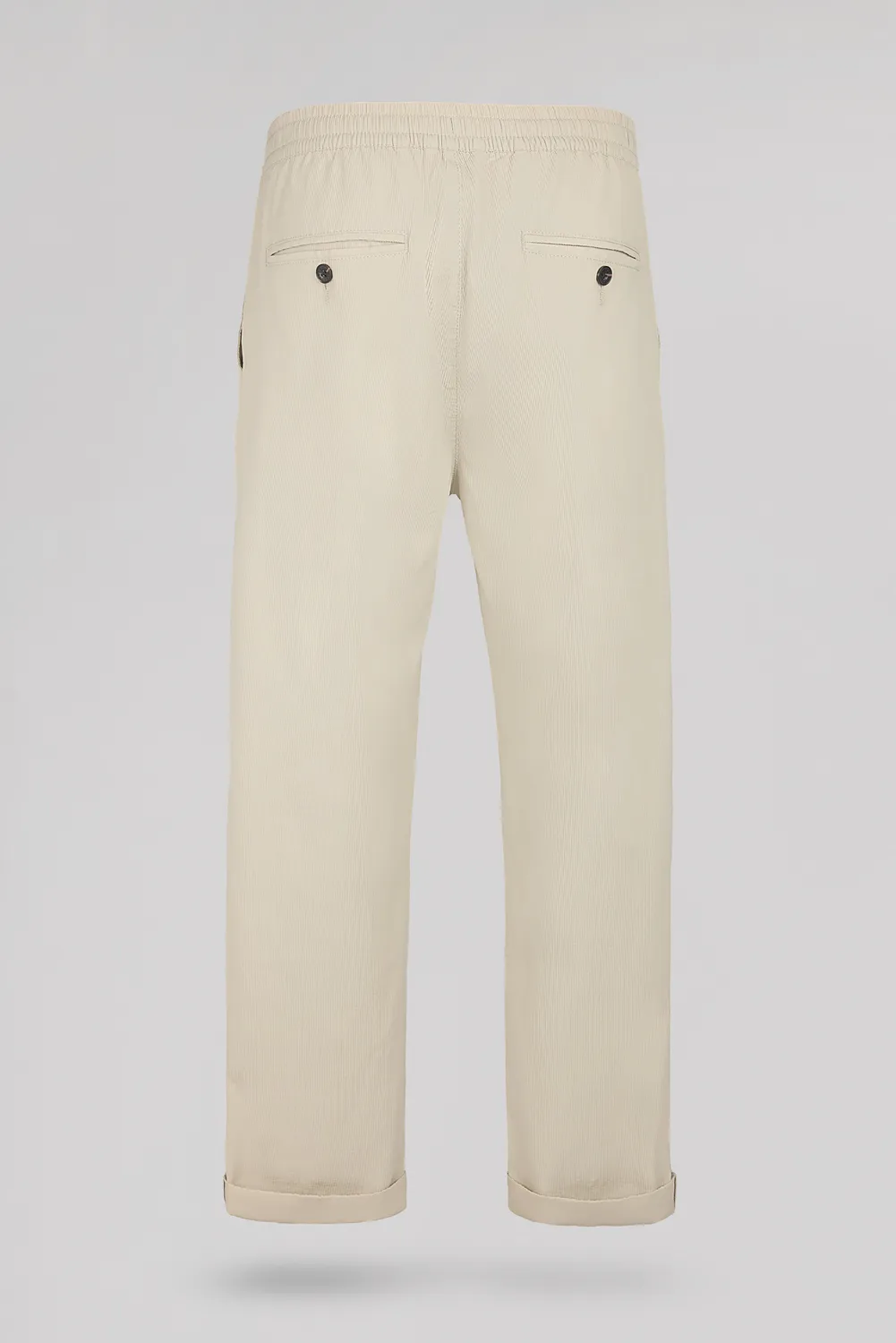Teddy Smith Pywan 17 Pantalone Uomo Greige Seersucker
