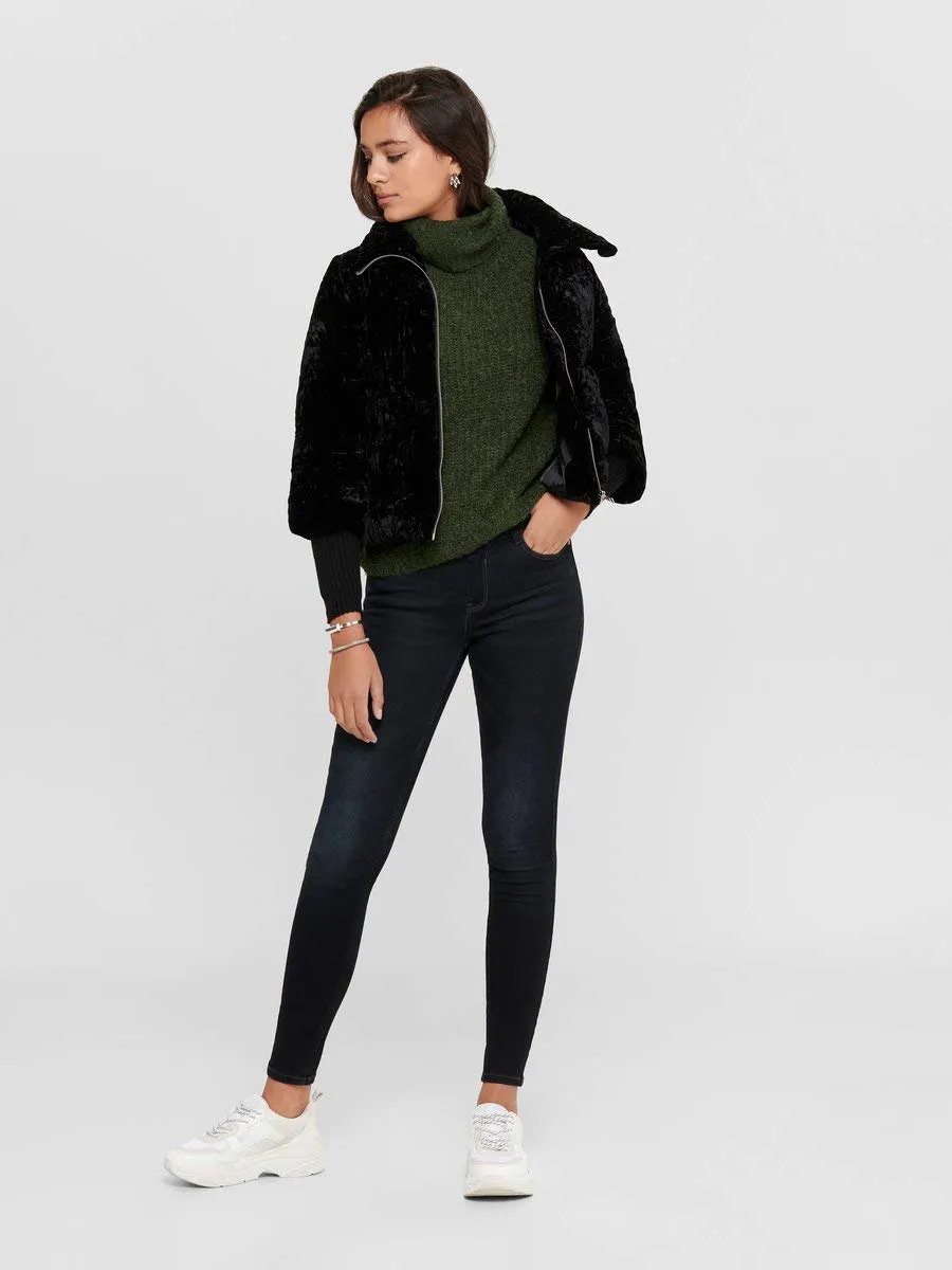 Only Onlmeg Velvet Giacca Donna Velluto Nero