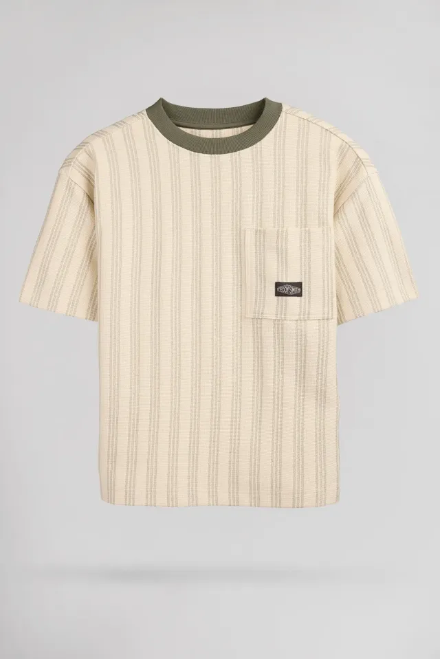 Teddy Smith S-Verso Rc Jr felpa bambino crema