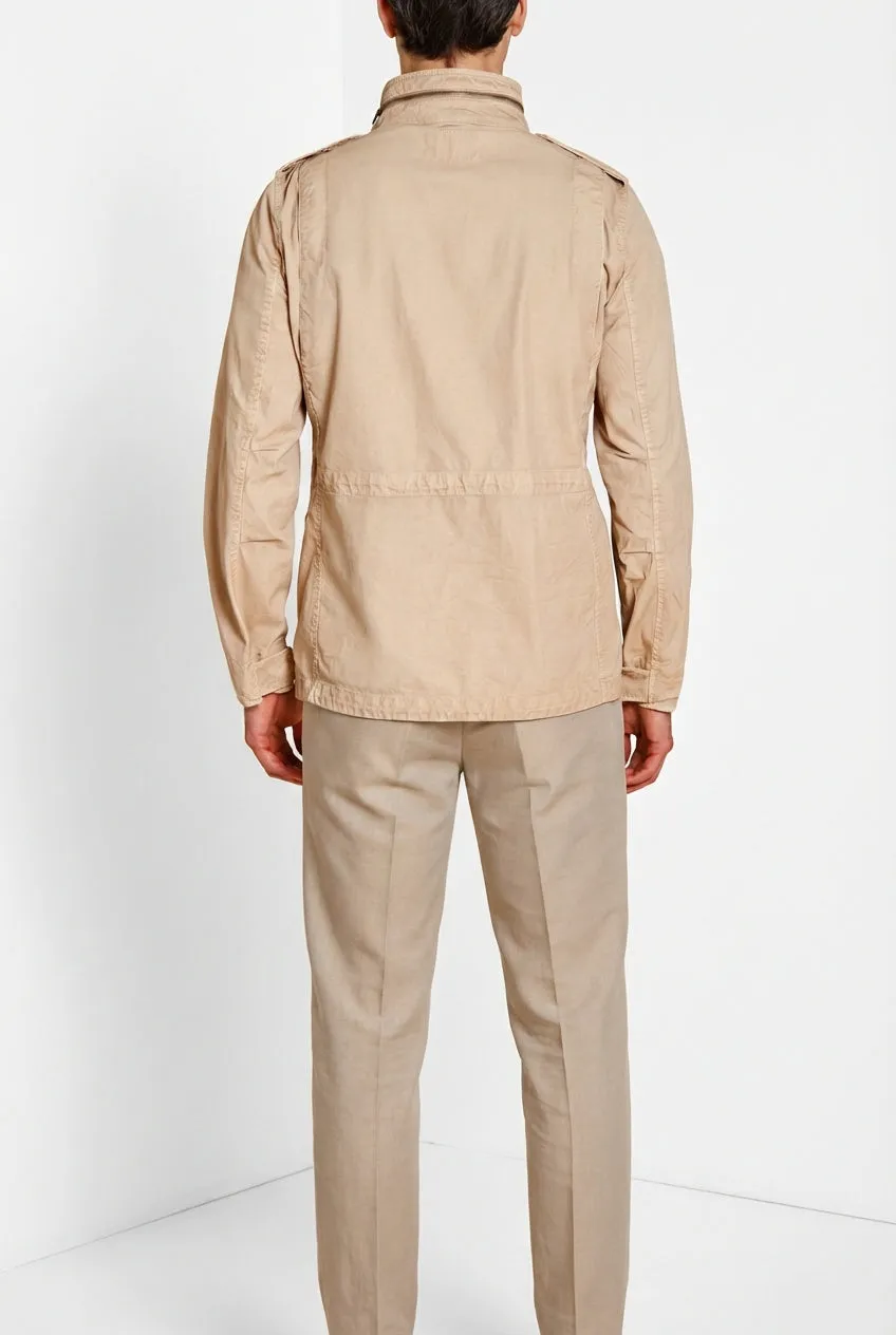 Mason's Field M74 giubbotto uomo beige canvas
