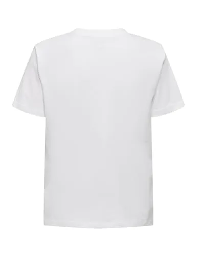 ONLY Onldonna Life Cool Top Box Jrs top bianco taglia S