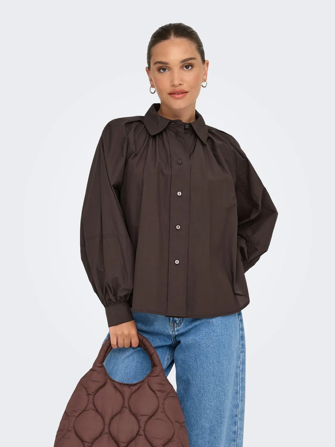 ONLY River camicia donna azzurro chiaro regular fit